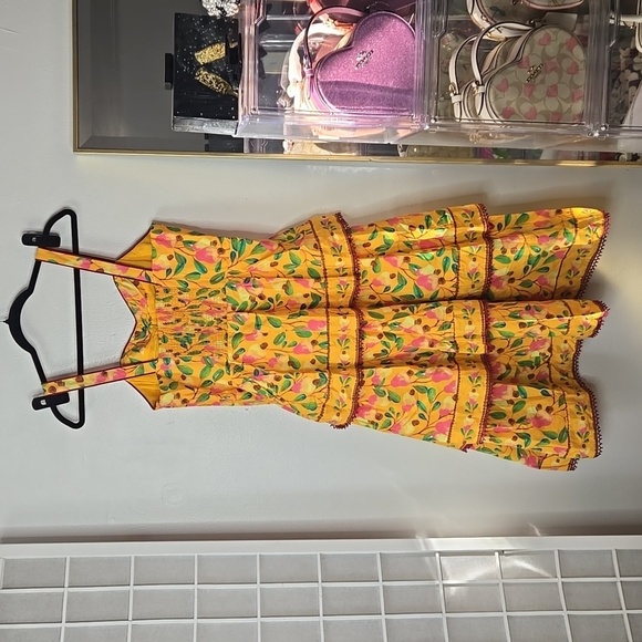 NWT Farm Rio Cashew Tiered Midi dress - Picture 13 of 13